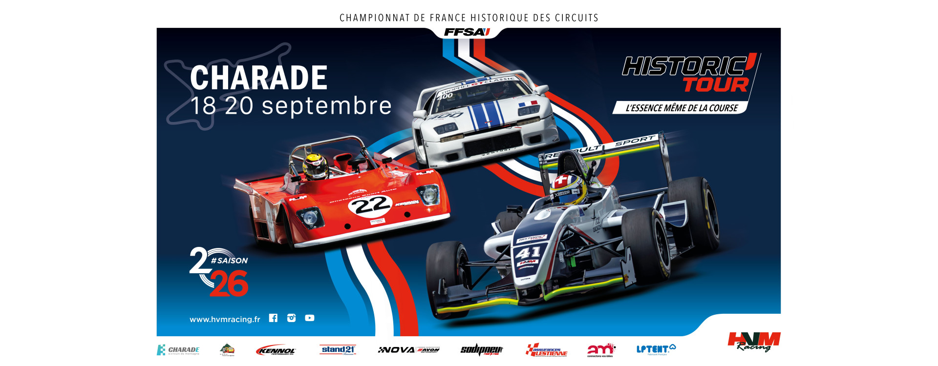 HVM RACING CONFIRMS THE HISTORIC TOUR CHARADE 2026 WILL GO AHEAD