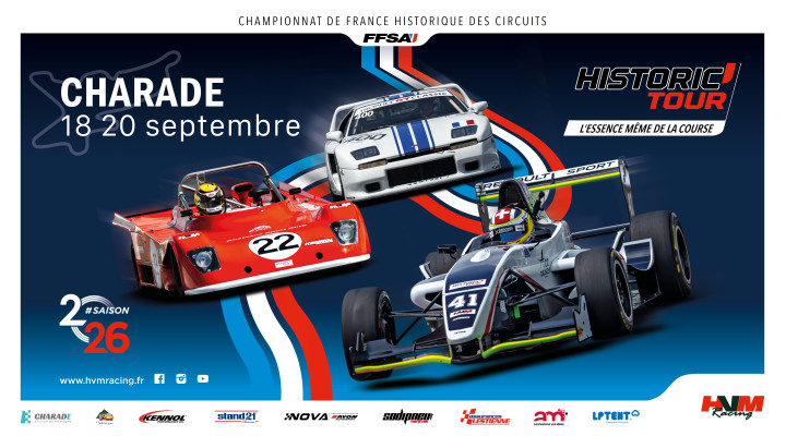 HVM RACING CONFIRME LA TENUE DE L'HISTORIC TOUR CHARADE 2026